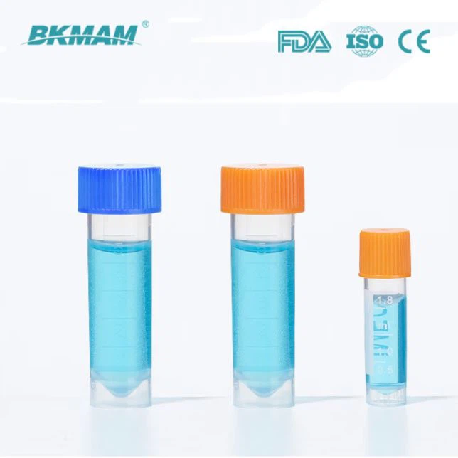 Precious Sample Storage Cryogenic Vials 2ml With Gasket Prevent Leakage