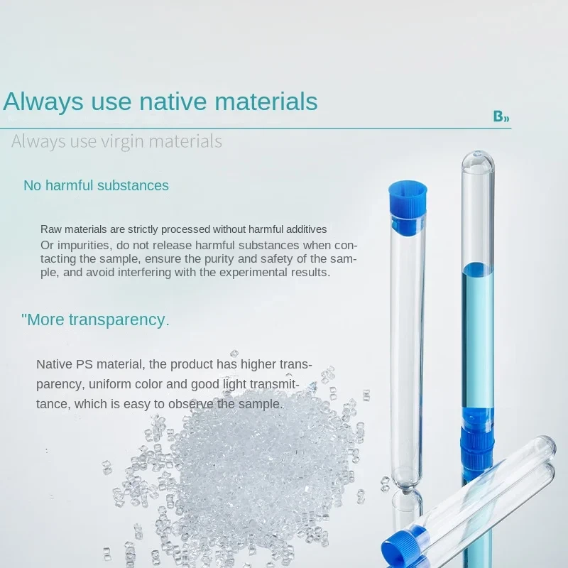 Bkmam Biologická radioimunita pro zkumavky Tvrdá plastová zkumavka s průtokovou kyvetou s běžným uzávěrem Materiál PP Protřepejte bakterie